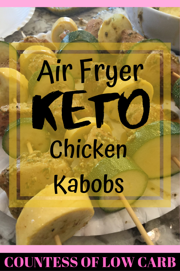 keto diet air fryer recipes chicken kabobs
