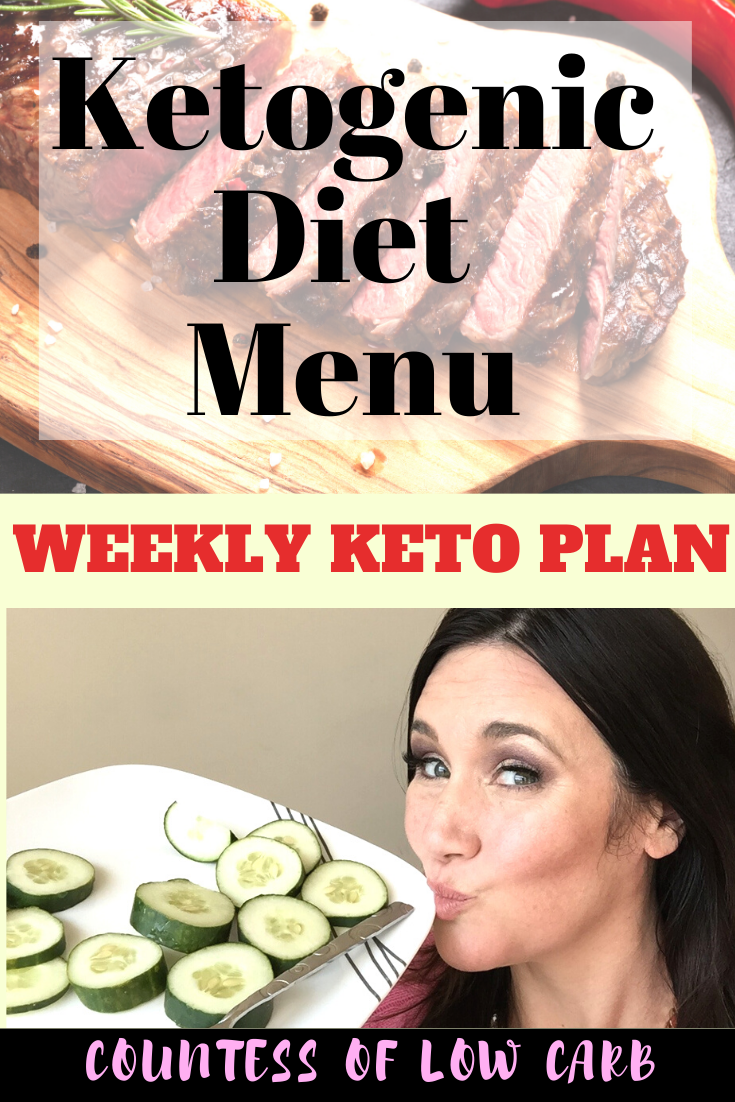 Ketogenic Diet Menu For The Week countessoflowcarb com